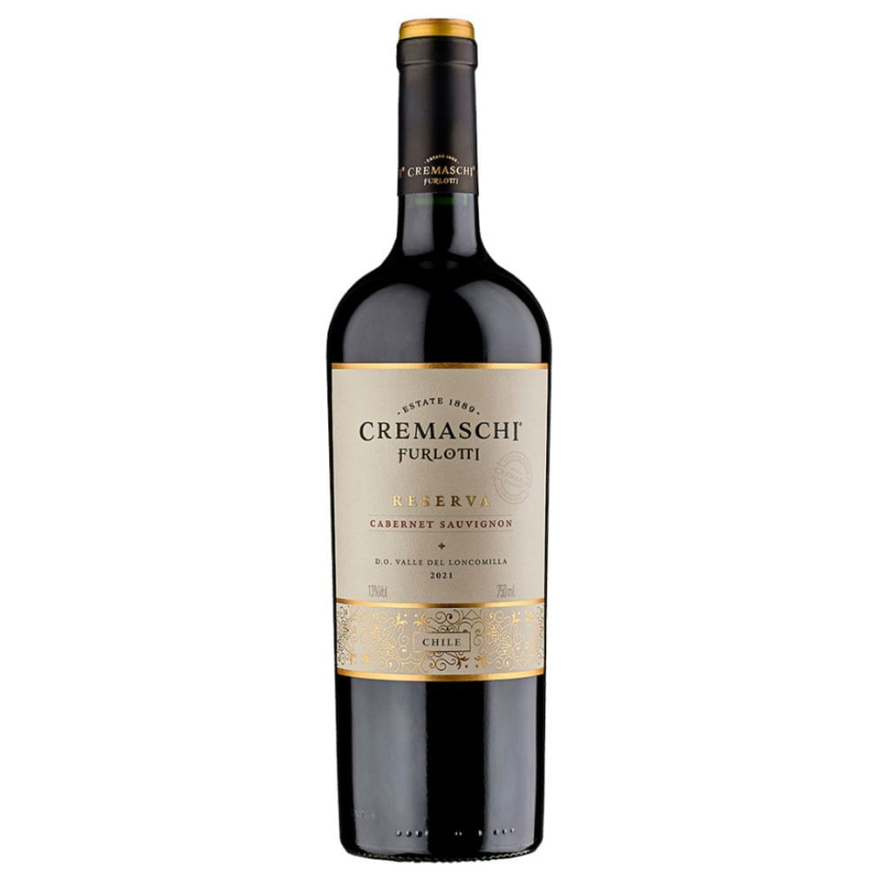 Vinho Chileno Cremaschi Chileno Reserva Cabernet Sauvignon 750ml