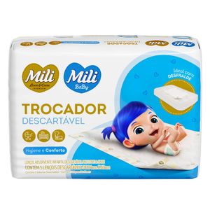 Trocador Infantil Descartável Mili Love & Care 5 Unidades