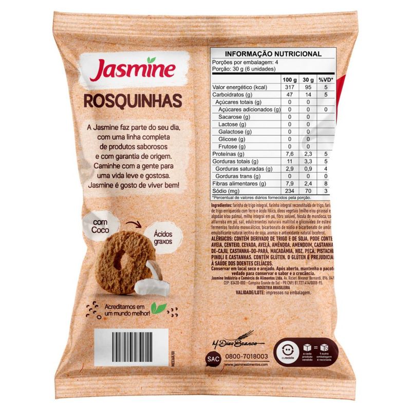 biscoito-rosquinha-integral-coco-zero-acucar-jasmine-pacote-150g-7896283001581