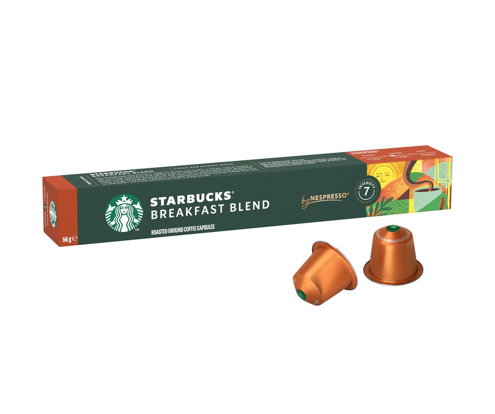 Café Starbucks Breakfast Blend by Nespresso 10 Unidades