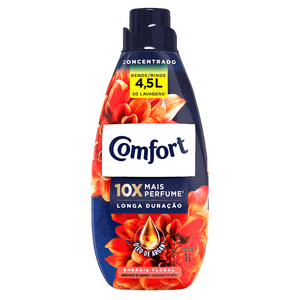 Amaciante de Roupa Concentrado Energia Floral Comfort Frasco 1L
