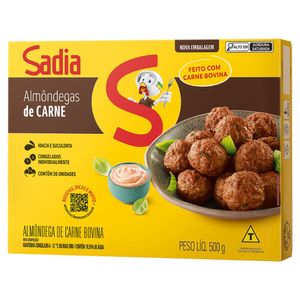 Almôndegas Sadia de Carne Bovina Caixa 500g