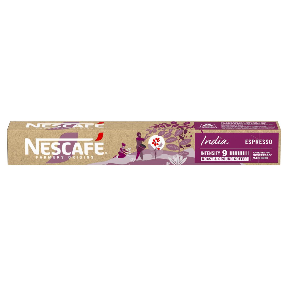 Café Nescafé Farmer Origins India 10 Cápsulas 53g