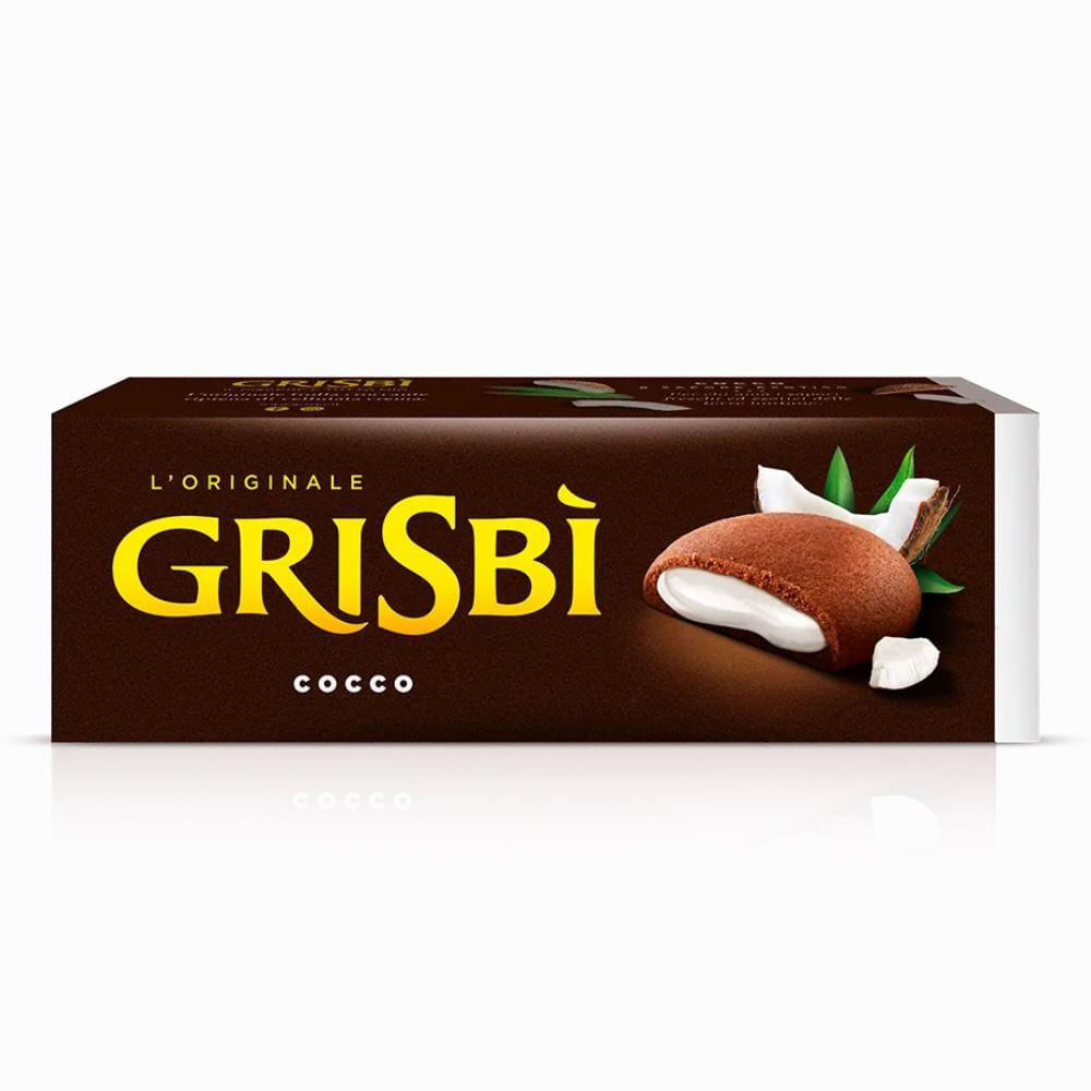 Biscoito Italiano Grisbi Recheado com Creme de Coco 135g