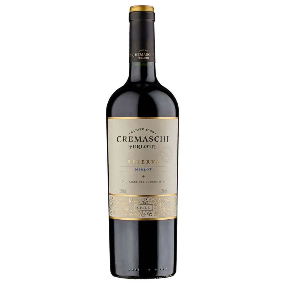 Vinho Chileno Cremaschi Chileno Reserva Merlot 750ml