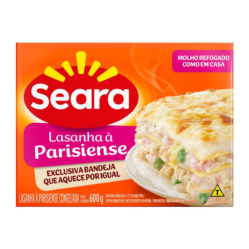 Lasanha Parisiense Seara 600g
