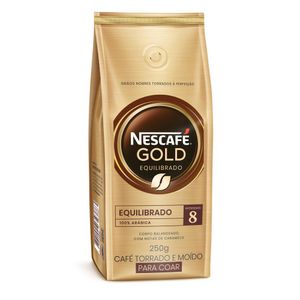 Café Torrado e Moído Nescafé Gold Equilibrado 250g