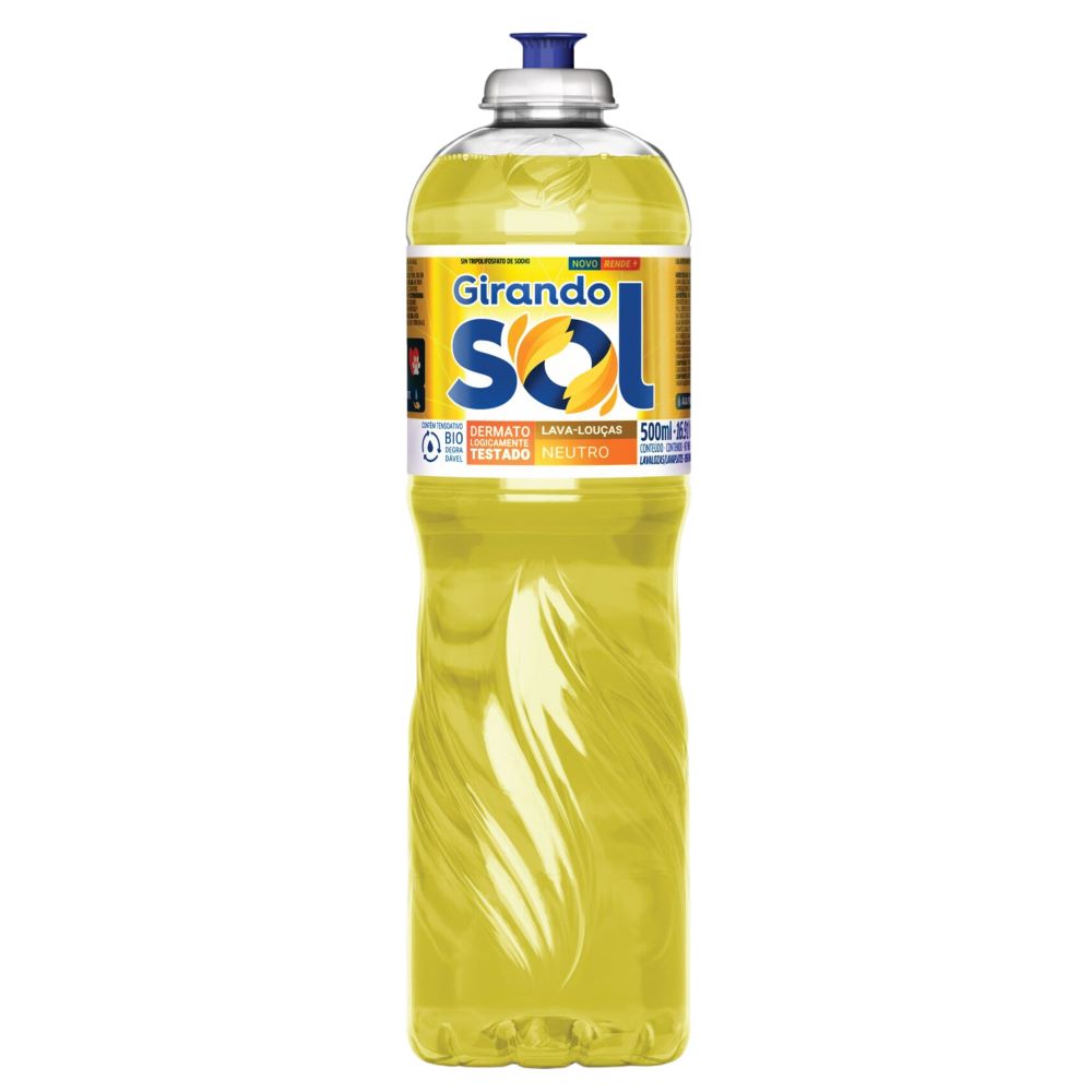 Detergente Líquido Neutro Girando Sol 500ml