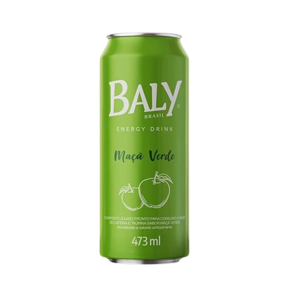 Energético Baly Maçã Verde 473ml