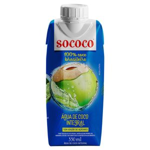 Água de Coco Integral Sococo Caixa 330ml