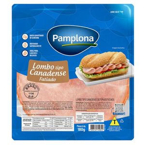 Lombo Pamplona Canadense Fatiado 180g
