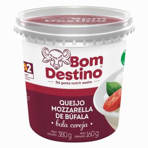 Queijo Mussarela de Búfala Bola Cereja Bom Destino 160g