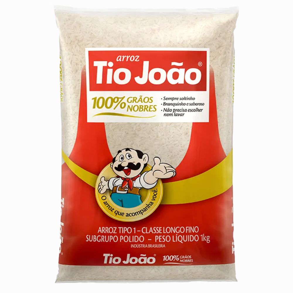 Arroz Branco Tipo 1 Tio João 1kg