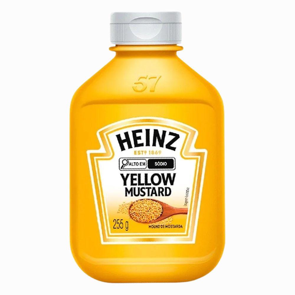 Mostarda Amarela Heinz  255g