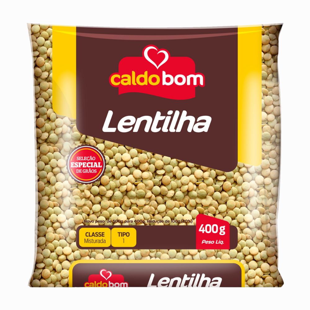 Lentilha Tipo 1 Caldo Bom Pacote 400g