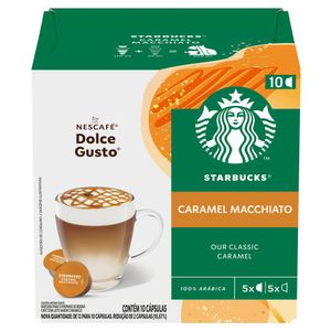 Starbucks Caramel Macchiato By Nescafé Dolce Gusto 10 Cápsulas