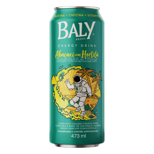 Energético Baly Abacaxi com Hortelã Lata 473ml