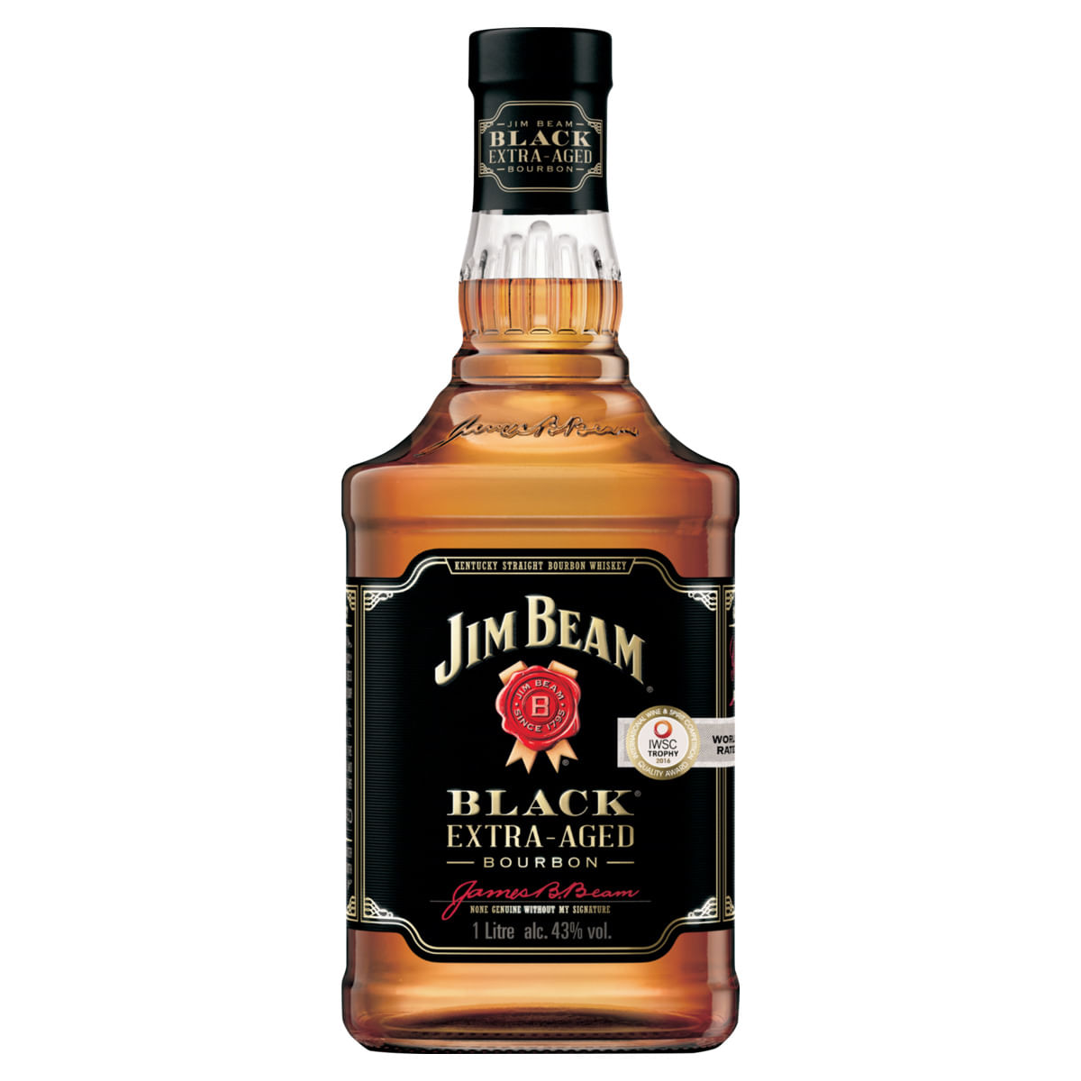 Whiskey Jim Beam Black Bourbon 1l