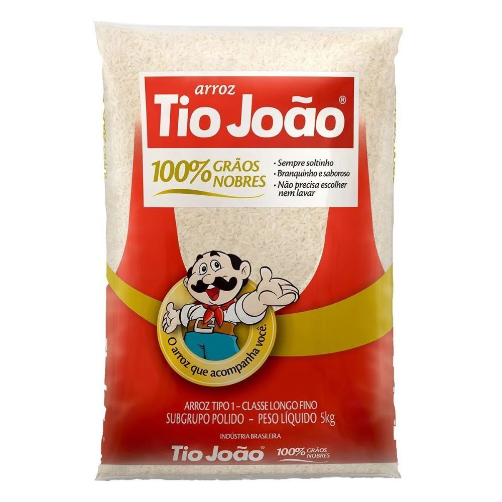 Arroz Branco Tipo 1 Tio João 5kg
