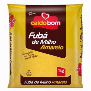 Fubá de Milho Amarelo Caldo Bom 1kg