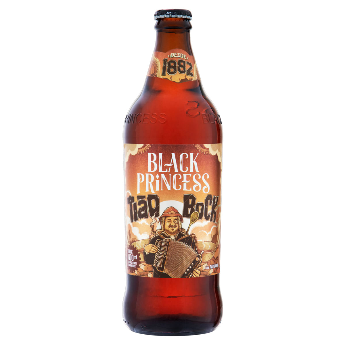 Cerveja Tião Bock Black Princess 600ml