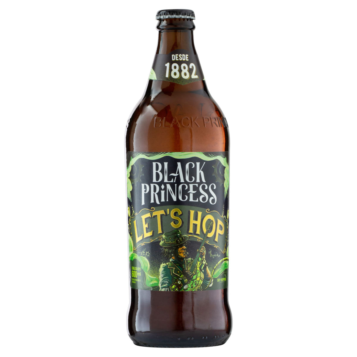 Cerveja Let’s Hop Black Princess IPA 600ml