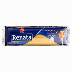 Macarrão de Sêmola com Ovos Espaguete 8 Renata 500g