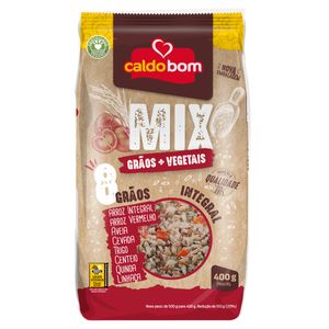 Mix de Arroz e Vegetais Integrais Caldo Bom Pacote 500g