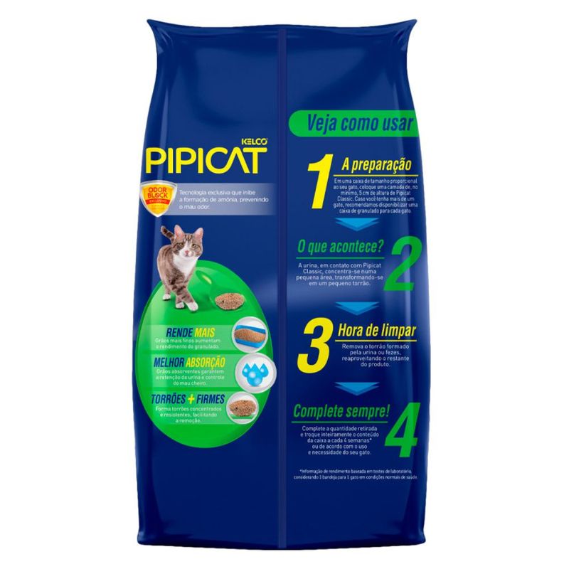 areia-sanitaria-para-gatos-classic-pipicat-pacote-4kg-7896273800033