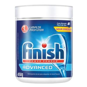 Detergente para Lava Louças em Pó Finish 450g
