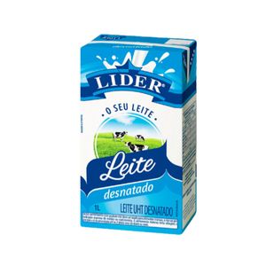 Leite Lider Desnatado 1L