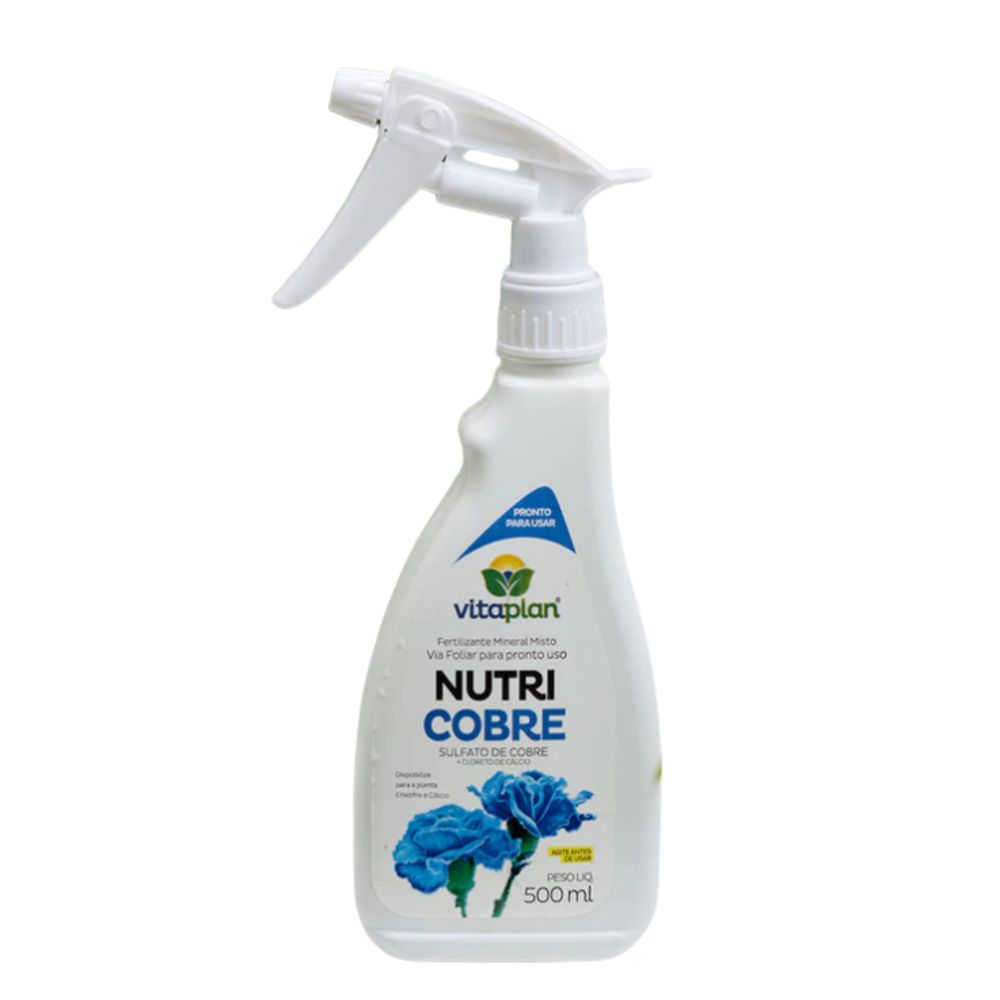 Fertilizante e Fungicida Foliar NutriCobre Vitaplan 500ml