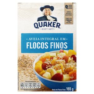 Aveia em Flocos Finos Quaker Caixa 165g