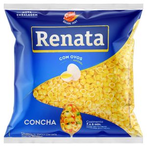 Macarrão de Sêmola com Ovos Concha Renata Pacote 500g