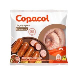 Linguiça Para Churrasco Congelada Copacol 800g