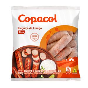 Linguiça de Frango Fina Congelada Copacol 800g