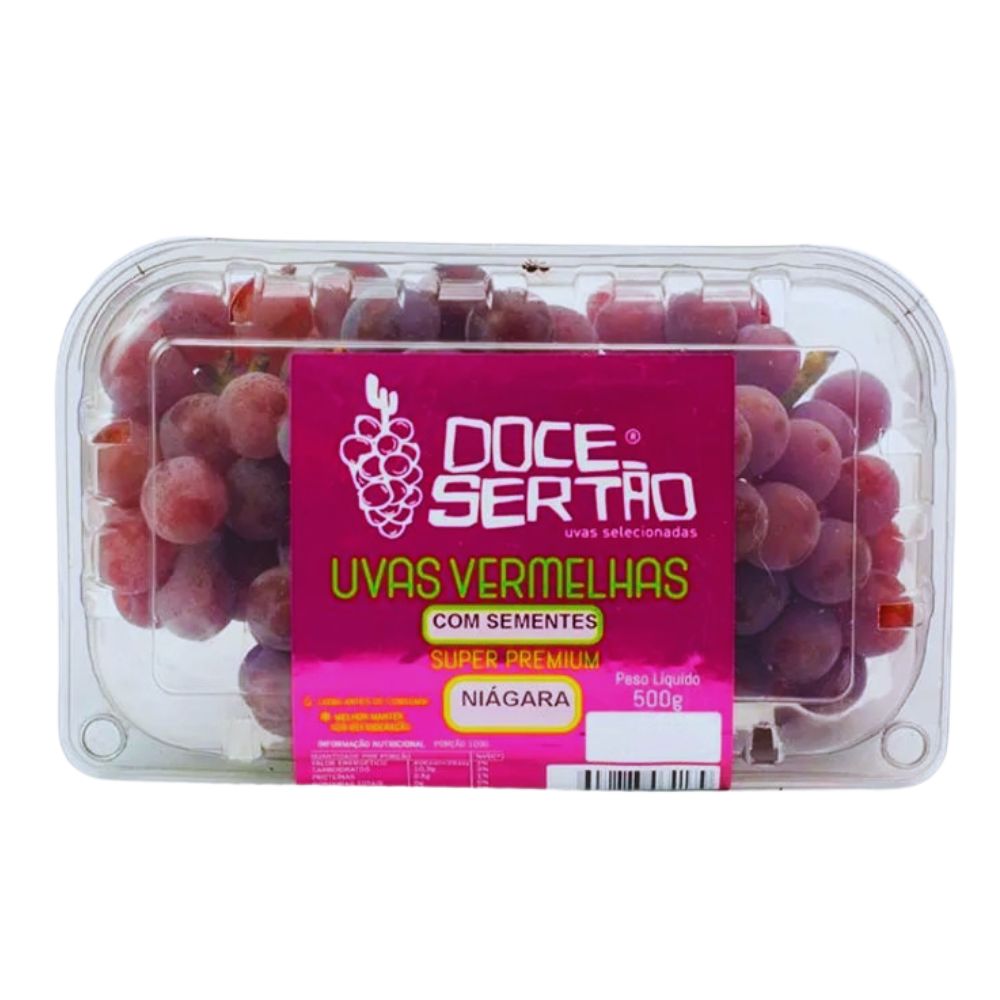 Uva Doce Sertão Niágara Bandeja 500g