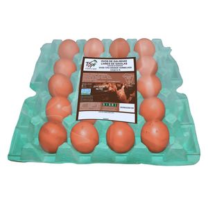 Ovos Top Eggs Vermelhos Galinhas Livres 20 Unidades