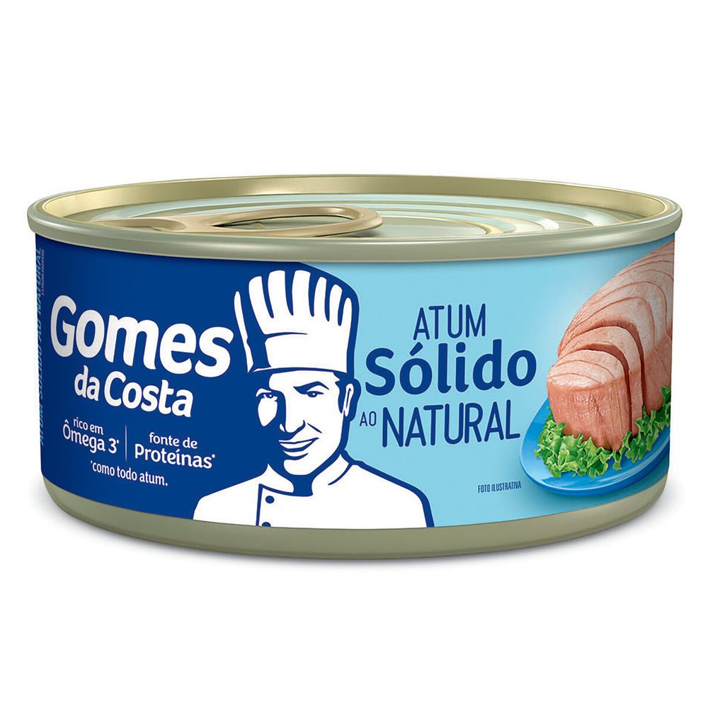 Atum Gomes da Costa Sólido Claro 120g