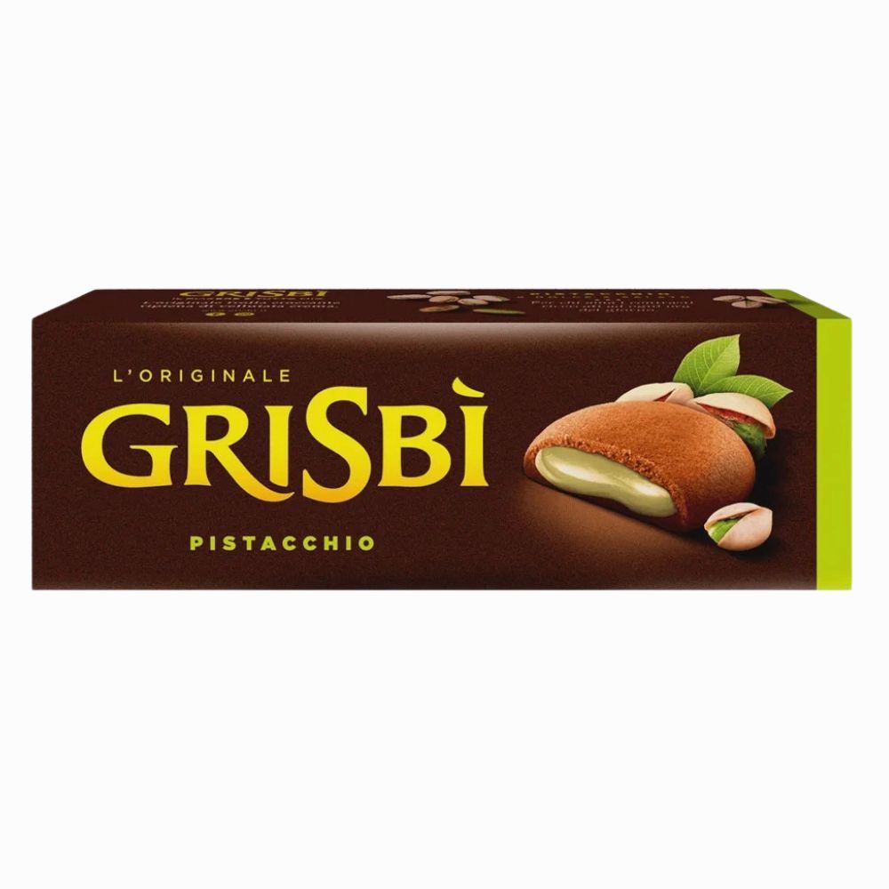 Biscoito Italiano Grisbi Recheado com Creme de Pistache 135g