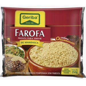Farofa Pronta de Mandioca Sabor Churrasco 250g