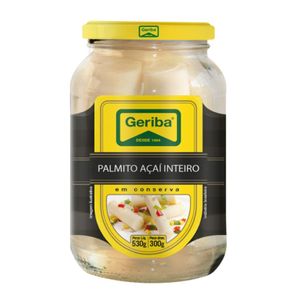 Palmito Açaí Inteiro em Conserva Geriba 300g