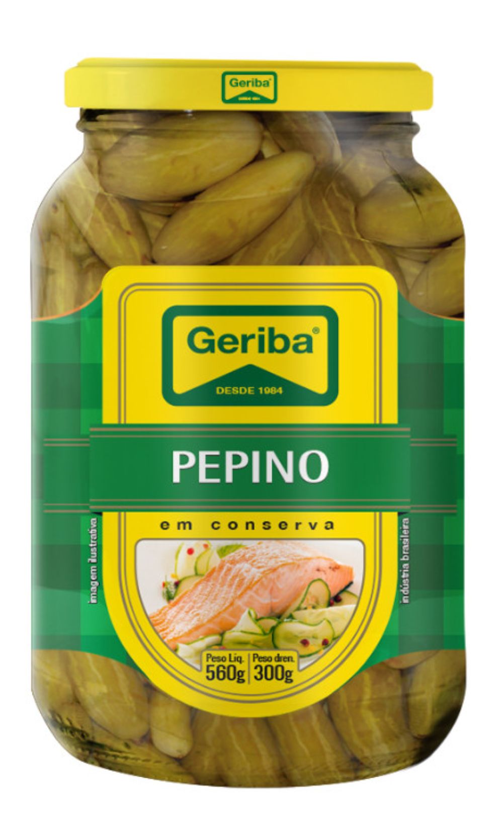 Pepino em Conserva Geriba 300g