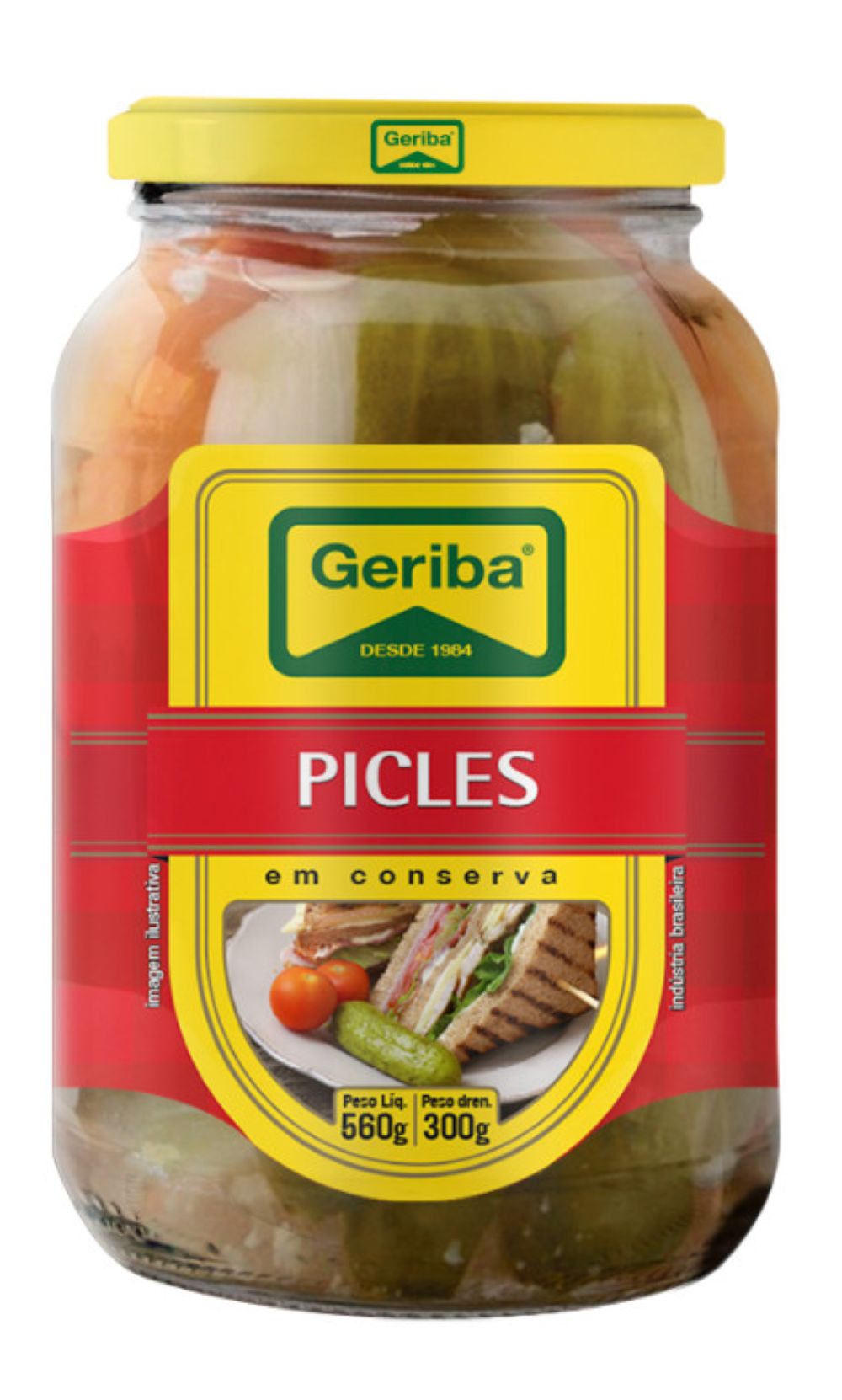 Picles em Conserva Geriba 300g