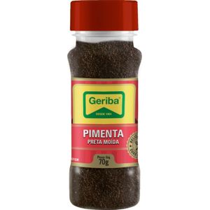 Pimenta Preta Moída em Tubo Geriba 70g