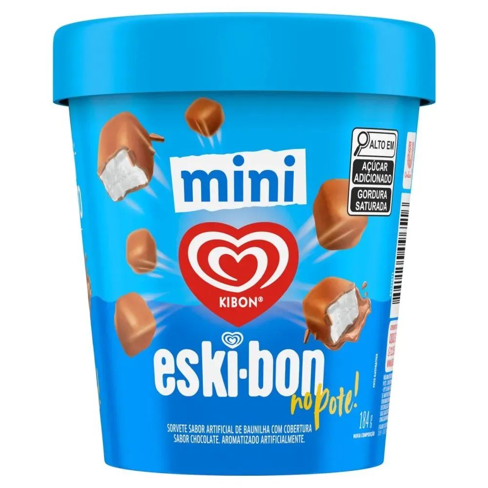 Sorvete Kibon Mini Eskibon 184g