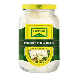Palmito Pupunha Inteiro Geriba 300g