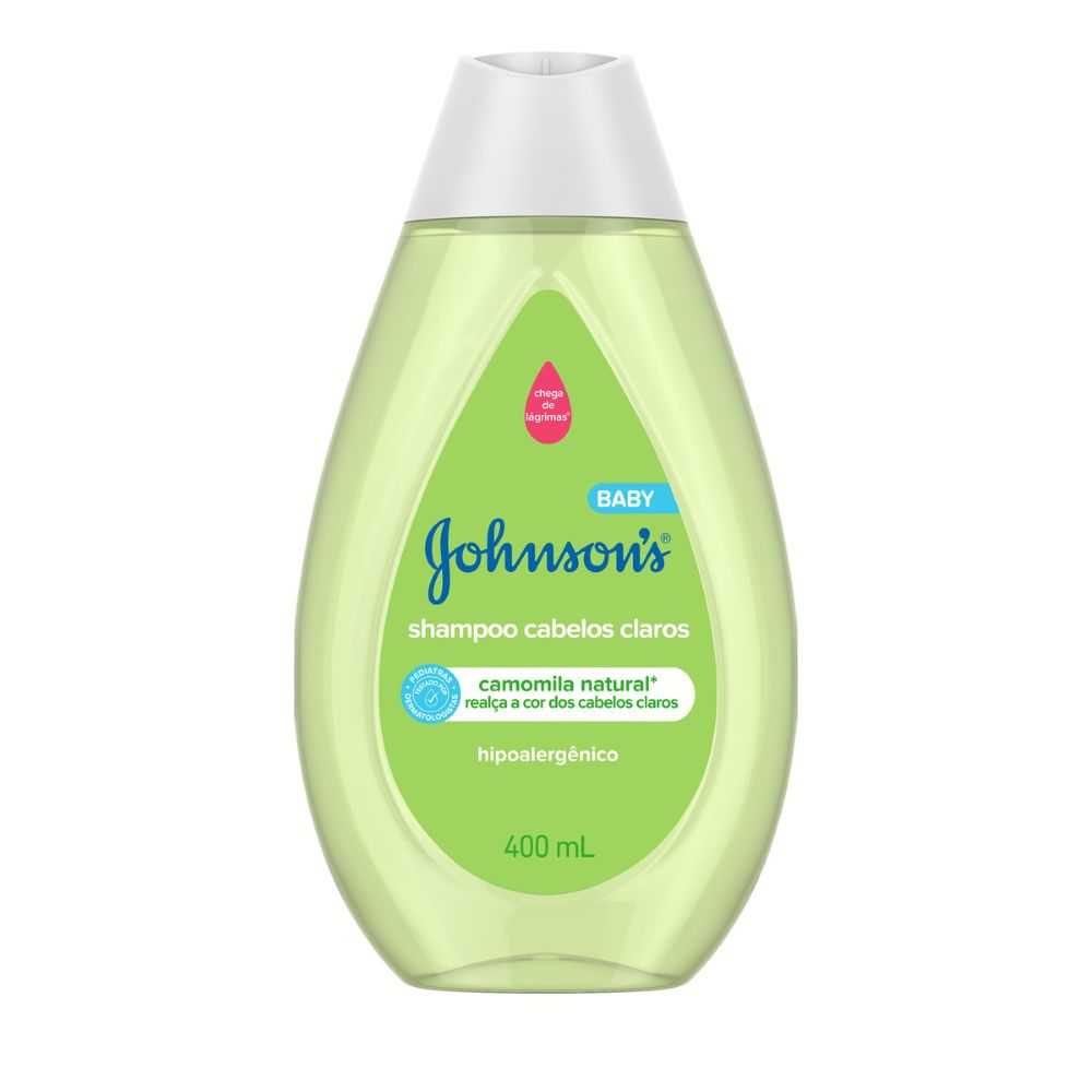 Shampoo Camomila Natural Johnson's Baby Frasco 400ml