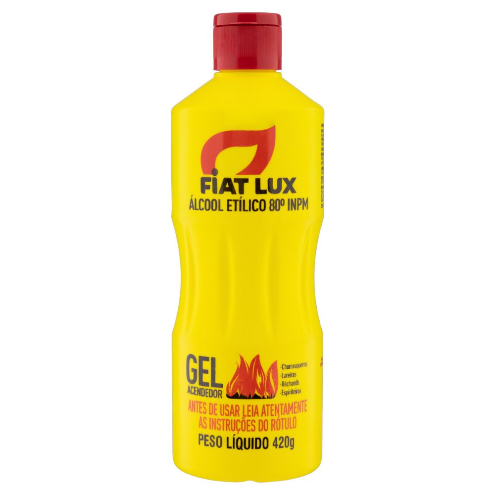 Acendedor Gel 80° INPM Fiat Lux Squeeze 420g