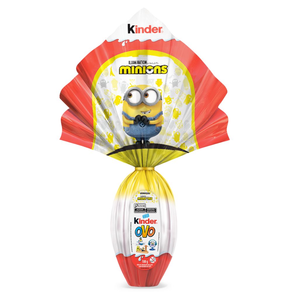 Kinder Ovo de Páscoa Minions 100g